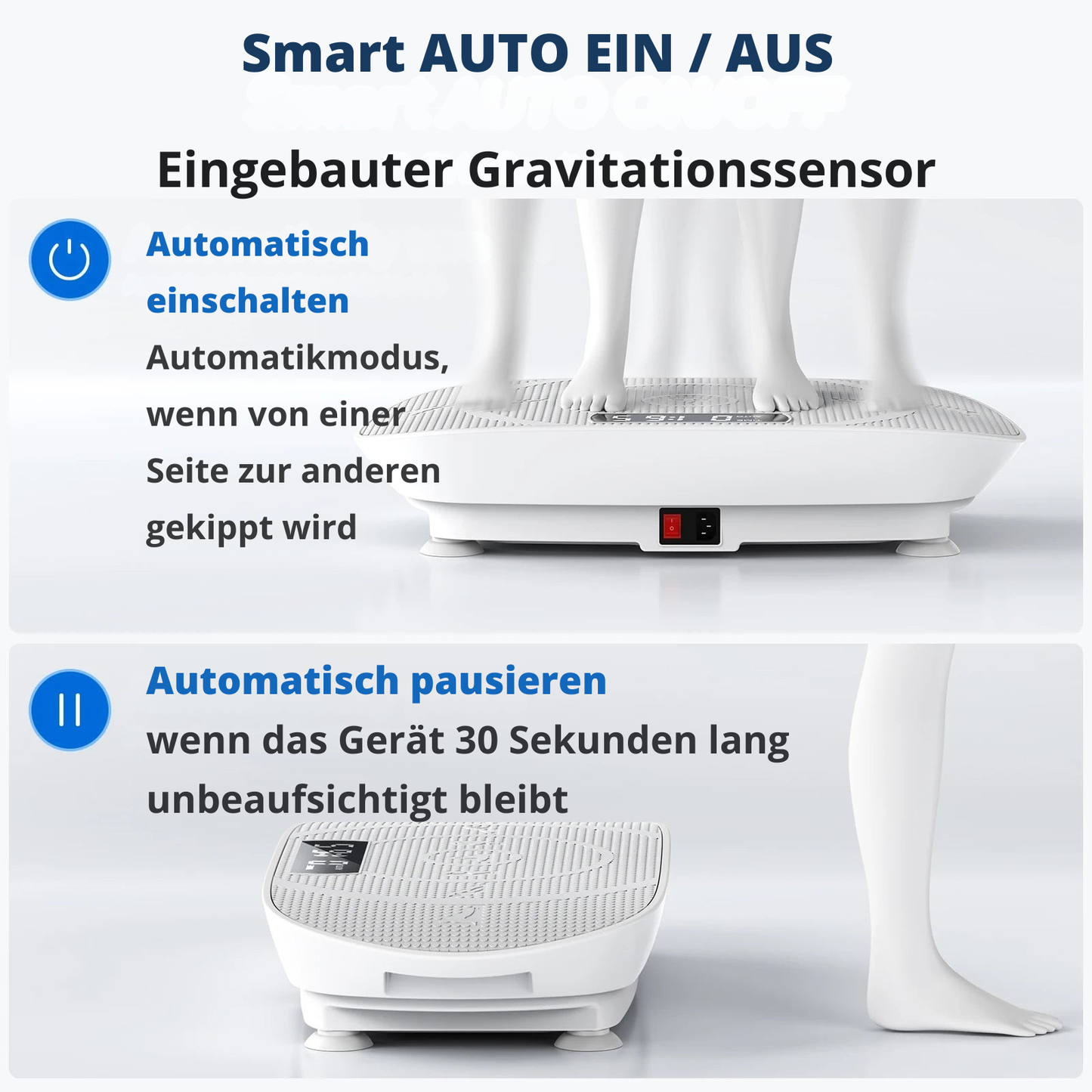 FitRoomPro Vibration Plate Trainer mit Widerstandsbändern