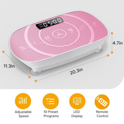 FitRoomPro Vibration Plate Trainer mit Widerstandsbändern