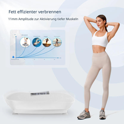 FitRoomPro Vibration Plate Trainer mit Widerstandsbändern