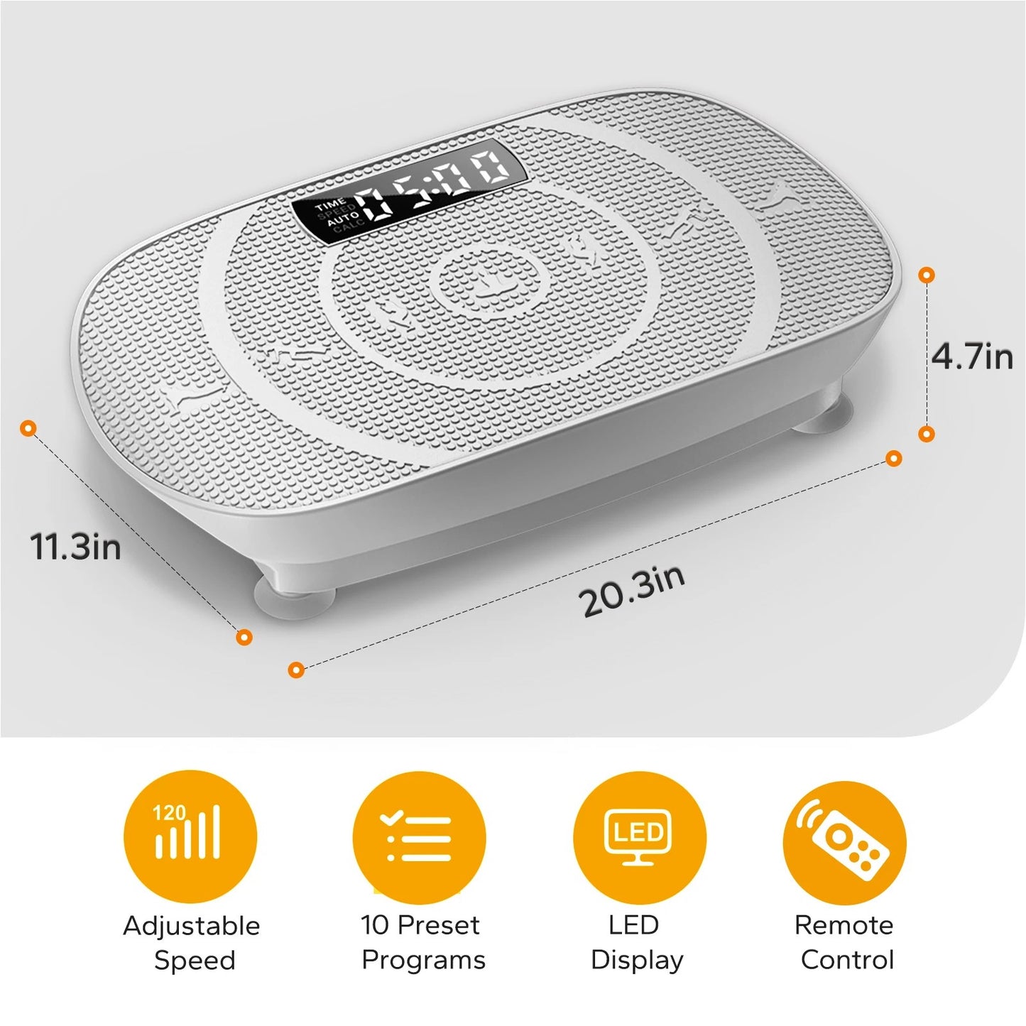 FitRoomPro Vibration Plate Trainer mit Widerstandsbändern