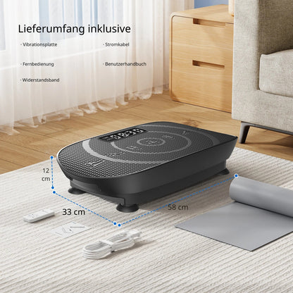FitRoomPro Vibration Plate Trainer mit Widerstandsbändern